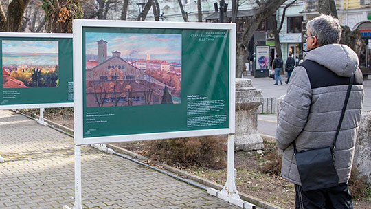 Художествената галерия представя изложба на открито в центъра на Стара Загора