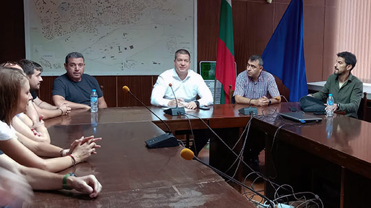 Кметът Живко Тодоров се ангажира отново да помогне на Детско-юношеската школа на „Берое“