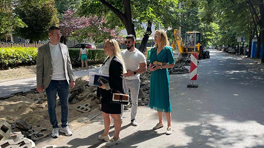 Ремонт на част от централна старозагорска улица