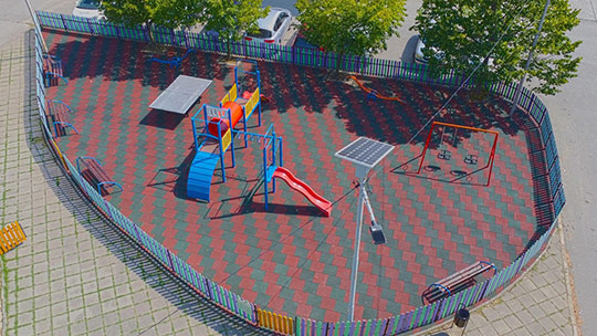 Реновирана детска площадка в Стара Загора