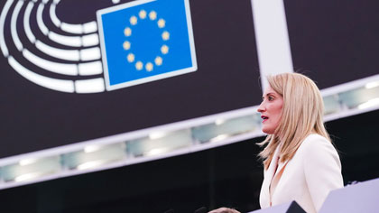 Роберта Мецола е избрана за председател на Европейския парламент