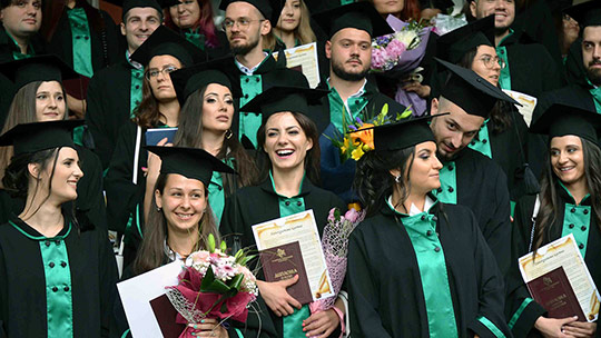 Медицинският факултет на Тракийски университет – Стара Загора дипломира 217 абсолвенти