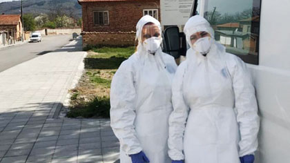 Хората от село Паничерево се тестват за наличие на заразени с коронавирус