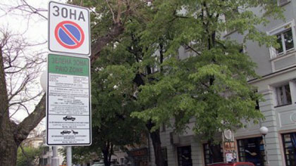 parkirane zelena zona