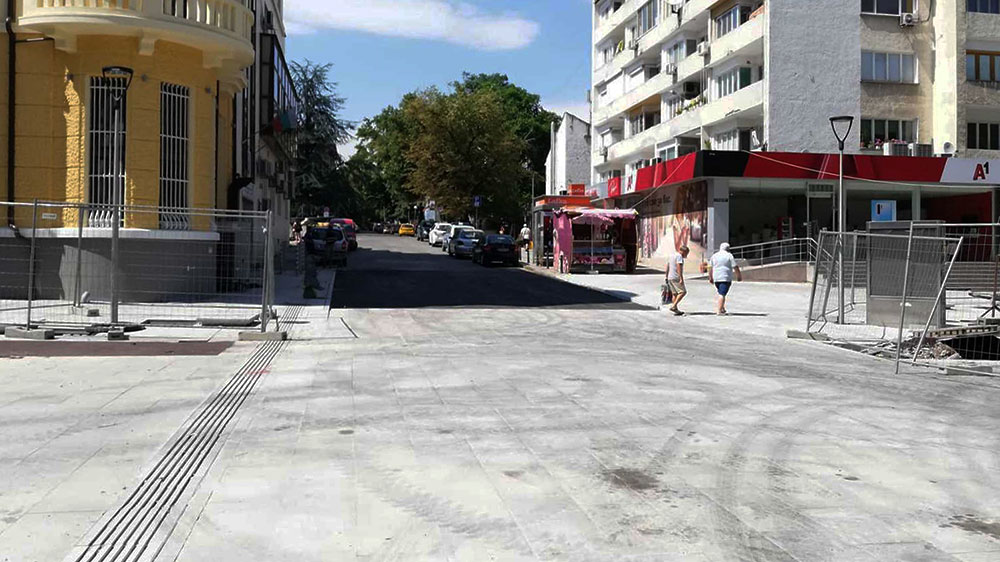Отсечката до сградата на областна администрация е отворена за движение
