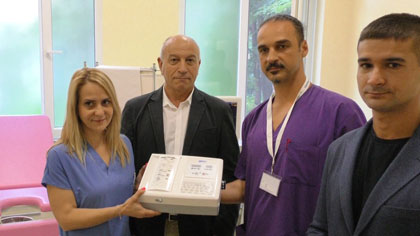 Университетската болница в Стара Загора получи апаратура, дарена от общинските съветници и депутати от ГЕРБ в града
