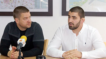 Кметът на Стара Загора Живко Тодоров поздрави световния вицешампион по бойно самбо Денислав Златев