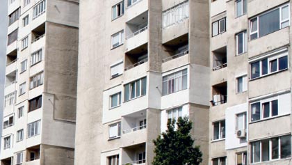 Панелните сгради в област Стара Загора са под 1%