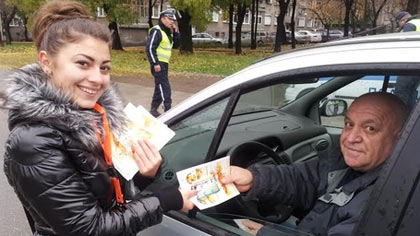 Младежкият общински съвет провежда кампания по пътна безопасност в Стара Загора