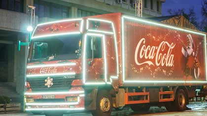 Коледният камион на Cocа-Cola пристига в Стара Загора